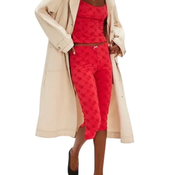 Free People Pants - Free People Intimately Full Bloom Eyelet Capri